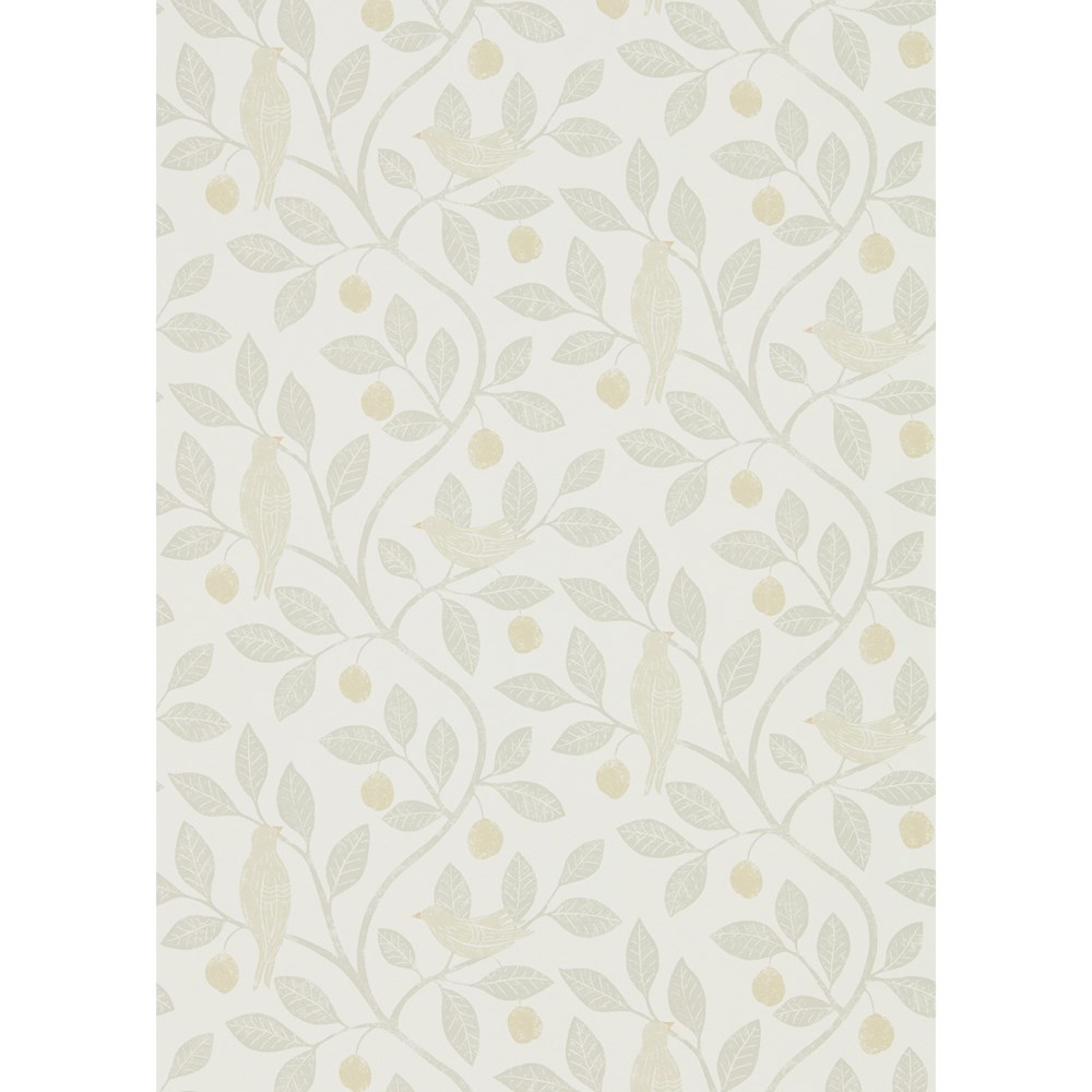 Damson Tree Wallpaper 216366 by Sanderson in Linen Honey